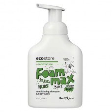 Ecostore 儿童泡沫洗发护发沐浴露3合1 350ml 水果味